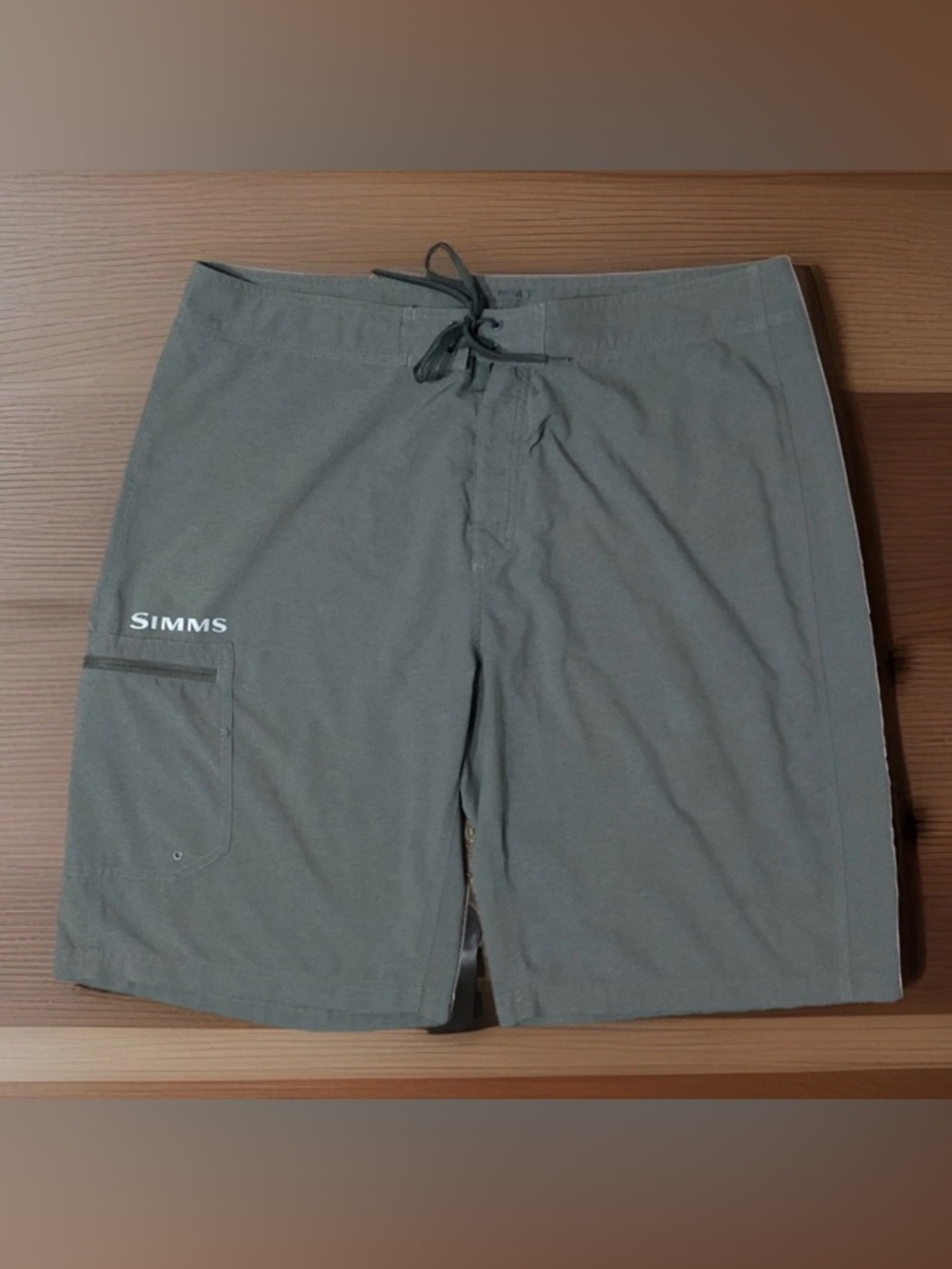 SIMMS Solarflex Casual Fishing Shorts Men's Size:38  Marsh Green